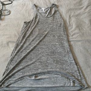 Leith Racerback Midi Dress Large Gray